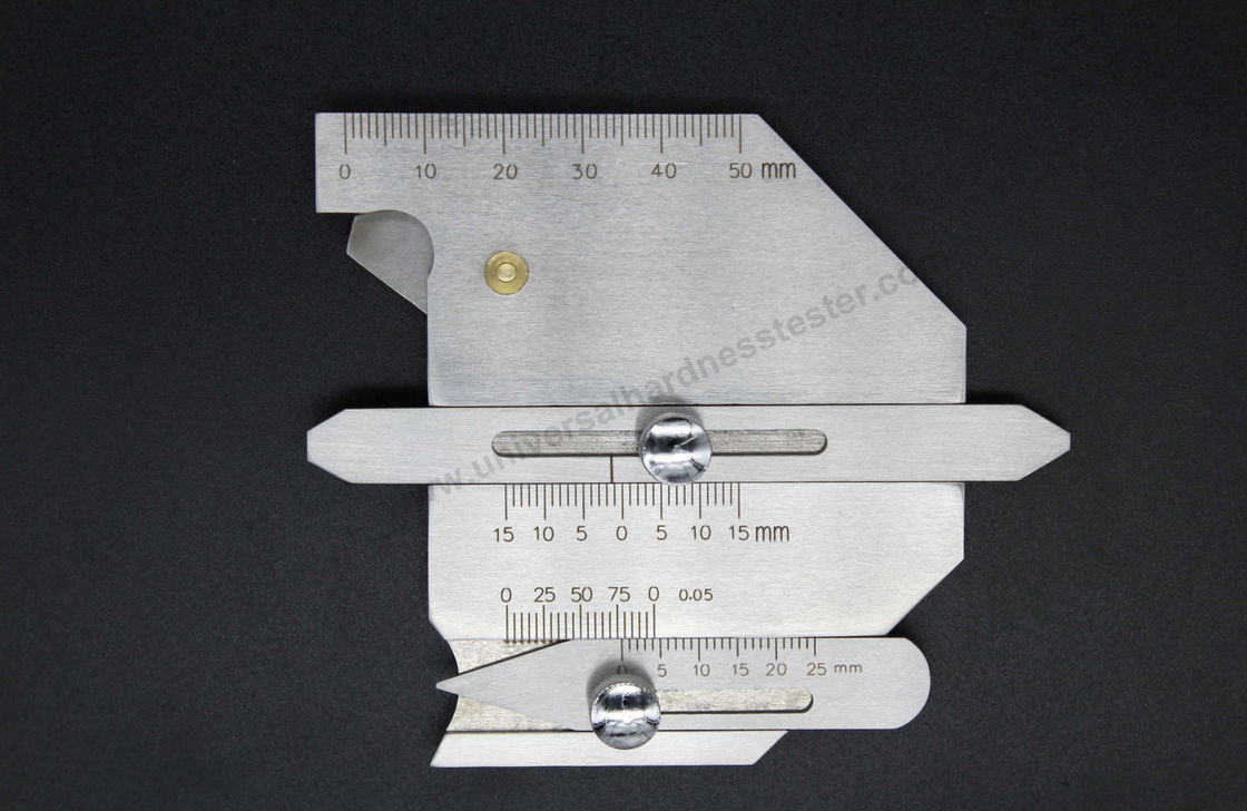 Welding Pit Undercut precise inspection Gauge 0-2mm 0.2mm Increment measure gage 