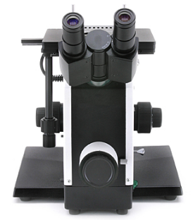 Inverted Metallurgical Microscope with a polarised light set for crystallographic analysis
