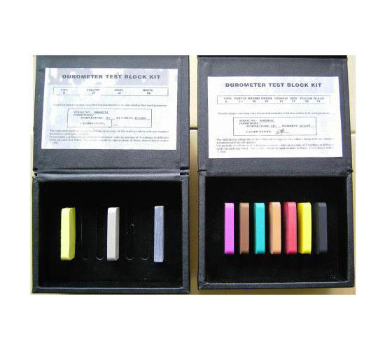 Hardness test block for durometer shore A shore D  durometer test block Kit Shore A Hardness Block